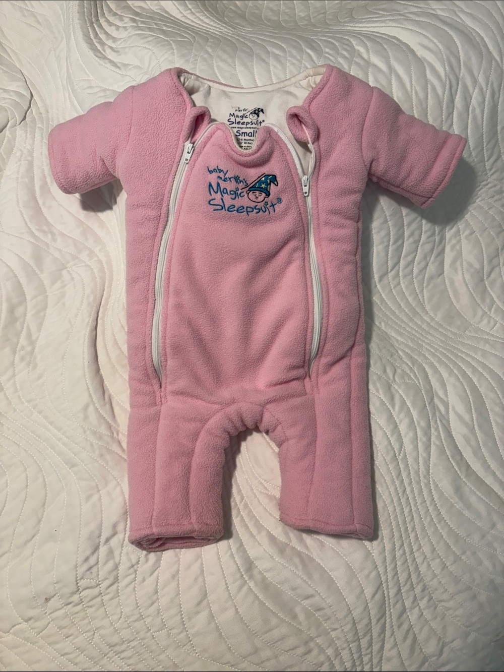 Baby Merlin’s Magic Sleepsuit, Pink Fleece